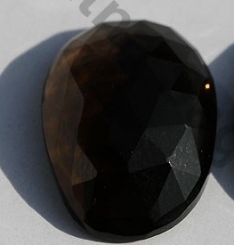 Smoky Quartz Rose Cut Cabochon