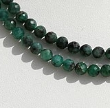 Emerald Gemstone Faceted Round