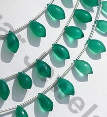 Green Onyx  Chandelier Briolette