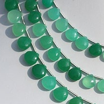 Chrysoprase Heart Briolette