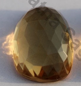 Honey Quartz Rose Cut Cabochon