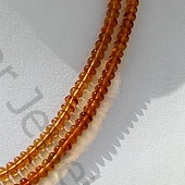 Citrine Gemstone Plain Beads