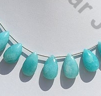 Amazonite Heart Briolette