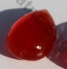 Carnelian Half Drilled Gemstones 