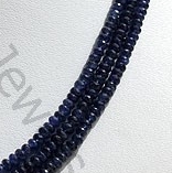 Sapphire Gemstone  Faceted Rondelles