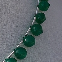 Green Onyx  Onion Shape