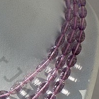 Pink Amethyst Hand Drum Shape