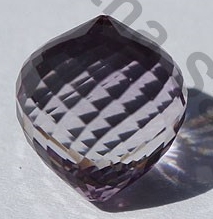 Pink Amethyst Half Drilled Gemstones