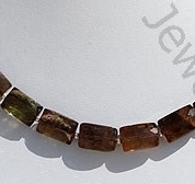 Andalusite Gemstone  Faceted Rectangles