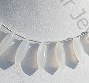 White Moonstone Dew Drop Briolette