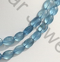 Aquamarine Gemstone Faceted Oval