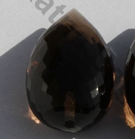 Smoky Quartz Half Drilled Gemstones