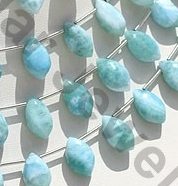 Larimar Gemstone Dolphin Briolette