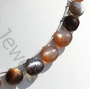 Golden Moonstone Heart Briolette