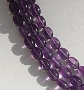 Amethyst Gemstone Oval Plain
