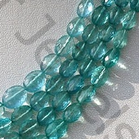 Apatite Gemstone Beads  Oval Faceted