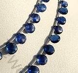 Kyanite Gemstone Heart Briolette