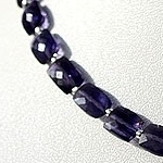 Iolite Gemstone Beads  Faceted Rectangles