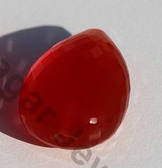 Carnelian Half Drilled Gemstones 