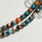 Turquoise Gemstone Faceted Round