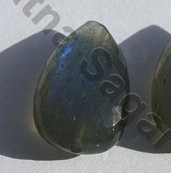 Labradorite Half Drilled Gemstone