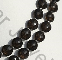 aaa Smoky Quartz Gemstone  Coin