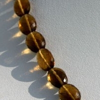 Cognac Quartz  Oval Faceted