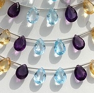 Semi Precious Gemstone Multi  Pan