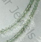 Green Amethyst Gemstone Faceted Rondelle