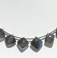 Labradorite Blue Power Cushion Beads