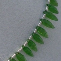 Tsavorite Dew Drop Briolette