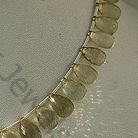 Scapolite Gemstone Tear Drops Briolette