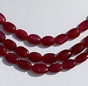 Ruby Gemstone Oval Faceted