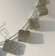 Grey Moonstone Clove Beads