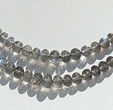 Labradorite Blue Fire Faceted Rondelle
