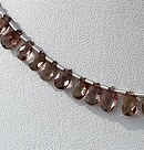 Color Change Garnet  Flat Pear Briolette