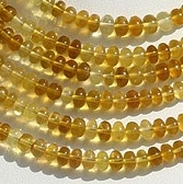 Yellow Opal Plain Beads