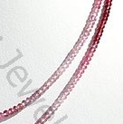 Pink Spinel Faceted Rondelle