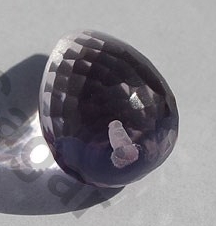 Pink Amethyst Half Drilled Gemstones