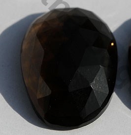 Smoky Quartz Rose Cut Cabochon