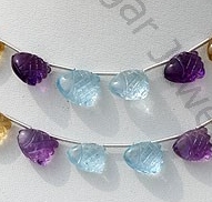 Semi Precious Gemstone Carved Fish