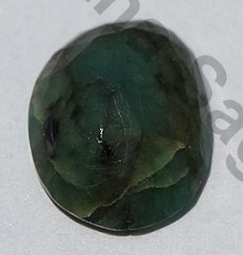 Emerald Gemstone Rose Cut Cabochon