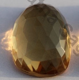 Honey Quartz Rose Cut Cabochon