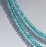 Apatite Gemstone Beads Faceted Rondelle