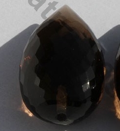 Smoky Quartz Half Drilled Gemstones