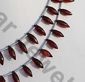 Rhodolite Garnet  Dew Drops