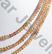 Imperial Topaz  Faceted Roundels