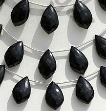 Black Tourmaline Dolphin Briolette