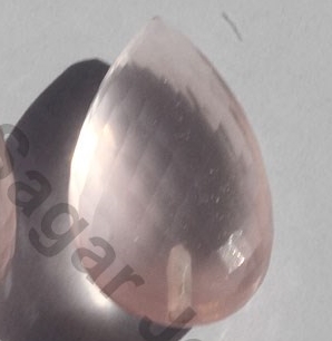 Rose Quartz Half Drilled Gemstones