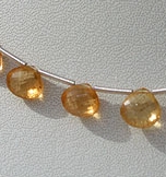 Imperial Topaz  Heart Briolette